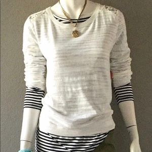 *MOVING SALE* Beautiful Cabi Sophia white sweater